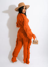 Load image into Gallery viewer, Tassel Knitted Sweater Sexy Two Piece Set