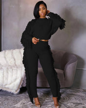 Load image into Gallery viewer, Tassel Knitted Sweater Sexy Two Piece Set