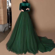 Load image into Gallery viewer, Green Evening Dress