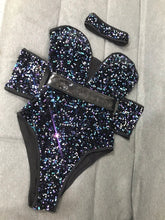 Load image into Gallery viewer, Multi Color Sequins Bodysuit