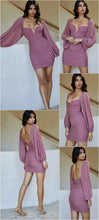 Load image into Gallery viewer, Mesh Mini Evening Dress