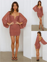 Load image into Gallery viewer, Mesh Mini Evening Dress