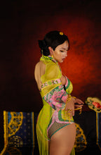 Load image into Gallery viewer, Sexy Chinese Dress Print 2 pieces Set
