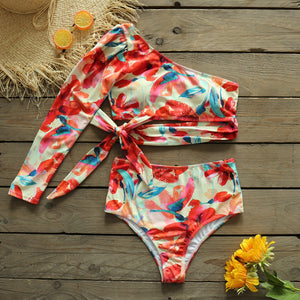 Set Print Floral Swimwear