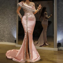 Load image into Gallery viewer, Satin Evening Dress