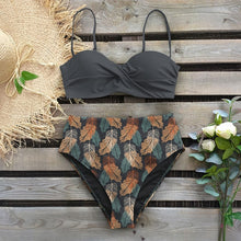 Load image into Gallery viewer, Thong Push Up Bikini Set
