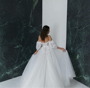 Bridal Gown Sweep Train Bride Dress