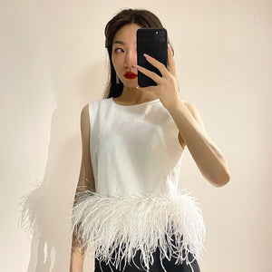 Black Patchwork Feathers
