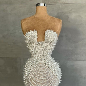 Full Pearls Luxury  Dress