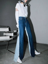 Load image into Gallery viewer, Joint Long Wide Leg Jeans