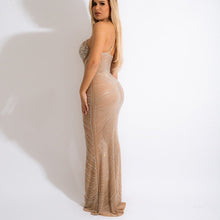 Load image into Gallery viewer, Mesh See Though Midi Maxi Dress