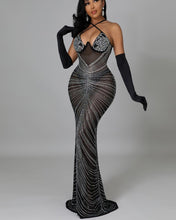 Load image into Gallery viewer, Mesh See Though Midi Maxi Dress