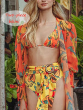 Load image into Gallery viewer, High Waist Bikini Print