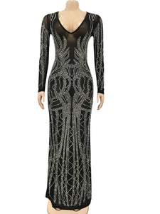 Sequin Maxi Dress