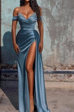 Load image into Gallery viewer, Navy Blue Evening Dress