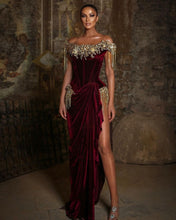 Load image into Gallery viewer, Gorgeous Beaded Prom Dress