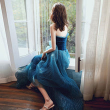 Load image into Gallery viewer, Lace Strapless Evening Dress