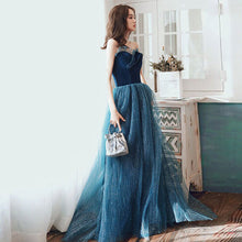 Load image into Gallery viewer, Lace Strapless Evening Dress