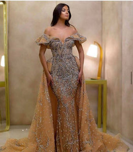 Luxury Crystal Evening Dress