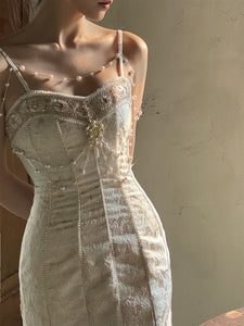 Vintage Embroidery Sleeveless Dress