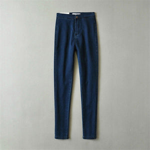 High Waist Jeans  Casual Stretch  Pencil Jeans
