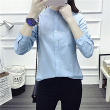 Load image into Gallery viewer, New Arrival Shirt Casual Cotton Stand Collar Solid