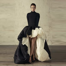 Load image into Gallery viewer, New Design Black White Joint Skirts