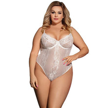 Load image into Gallery viewer, Glamour Underwire Hollywood Sheer Lace White Black Sexy