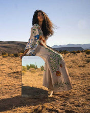 Load image into Gallery viewer, Maxi Dress V-Neck Batwing Sleeve Loose