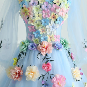 Elegant Short Colorful Prom Dress