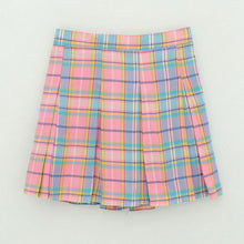 Load image into Gallery viewer, Rainbow Plaid Skirt