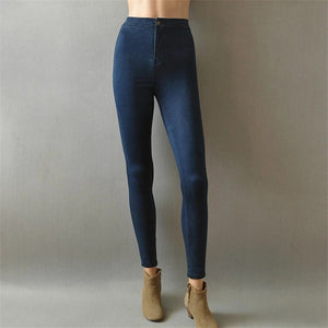 High Waist Jeans  Casual Stretch  Pencil Jeans