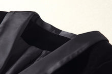 Load image into Gallery viewer, Designer Blazer  Long Sleeve Velvet Blazer Jacket Outer Wear