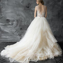 Load image into Gallery viewer, Soft Tulle Skirt Custom Made Ball Gown