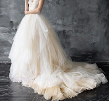 Load image into Gallery viewer, Soft Tulle Skirt Custom Made Ball Gown