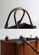 Load image into Gallery viewer, Bohemian Bamboo Handbag
