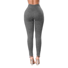 Load image into Gallery viewer, Skinny Jeans Leggings Rubber Waistband High