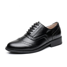 Load image into Gallery viewer, Leather Casual Designer Vintage Oxford Flat Handmade Shoes