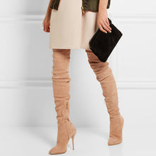 Load image into Gallery viewer, Shoes Dress Over Knee Winter Boots