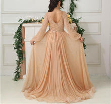 Load image into Gallery viewer, New Long Sleeves Evening Dress