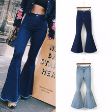 Load image into Gallery viewer, Fashion High Waist Flare Jeans