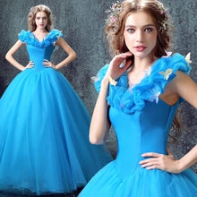 Load image into Gallery viewer, Blue Cinderella  dress