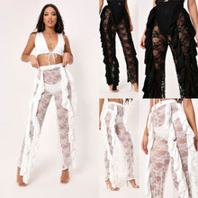 Load image into Gallery viewer, Mesh Sheer Clubwear Bathing Suit Pant Trousers